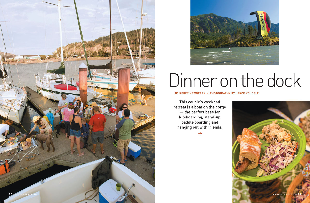 Get Together: Kiteboarding, boating, and barbecuing in the Gorge