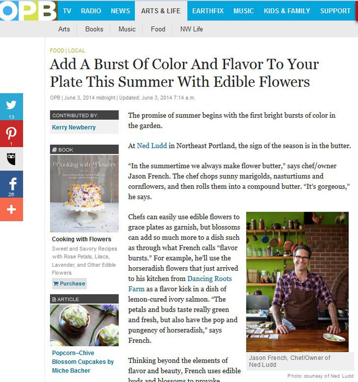 Add a burst of color and flavor to your plate this summer with edible flowers