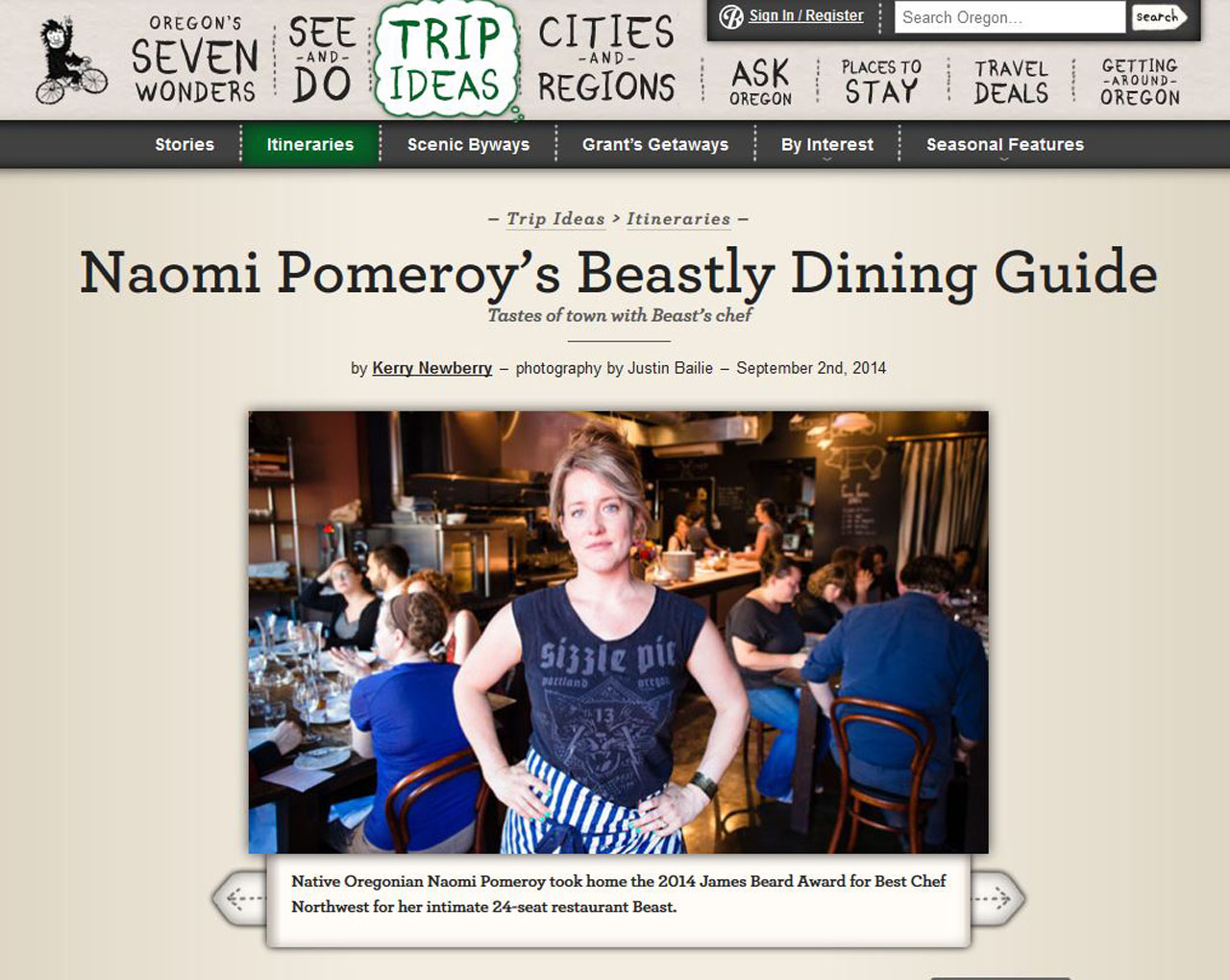 Naomi Pomeroy’s Beastly Dining Guide
