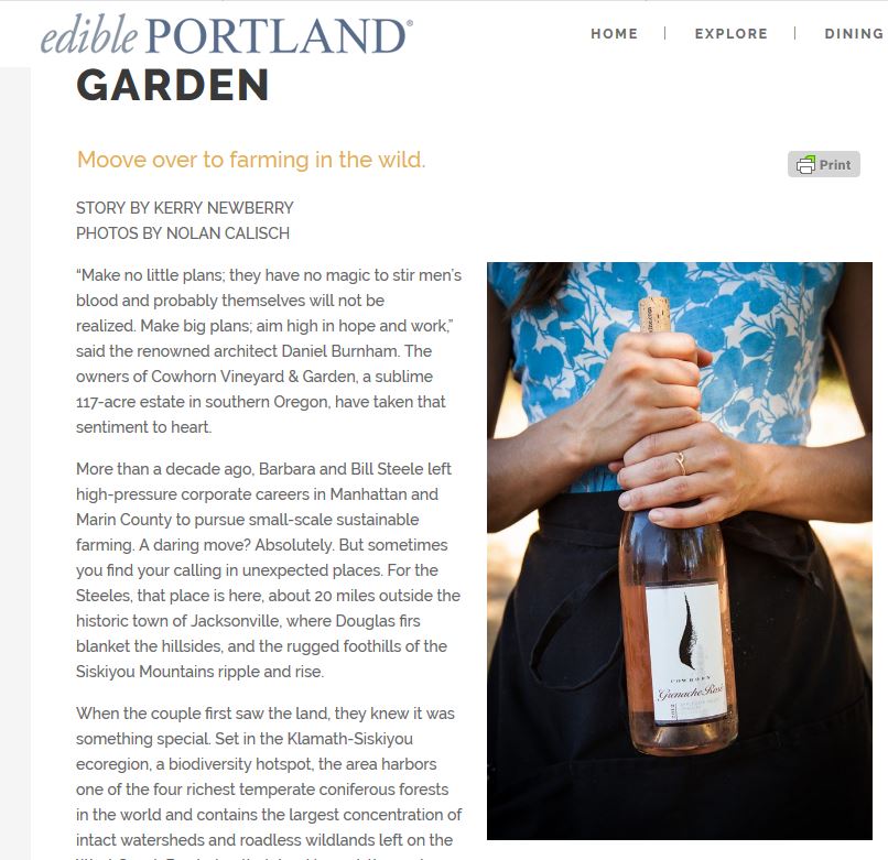 Cowhorn Vineyard & Garden